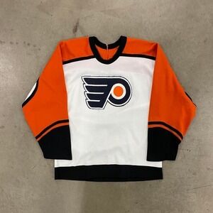 Vintage NHL Philadelphia Flyers CCM Hockey Jersey Blank 80s Size M
